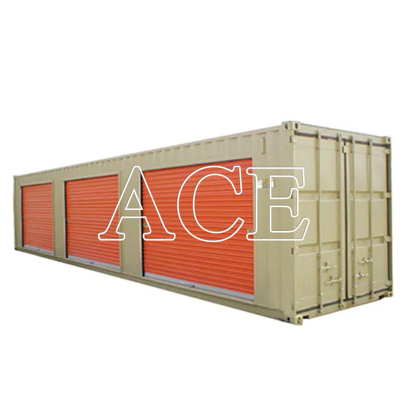 Pop Up Roller Shutter Side Door 20ft 40ft Self Storage Shipping Container in Shandong Hebei with Floor Plywood or Steel