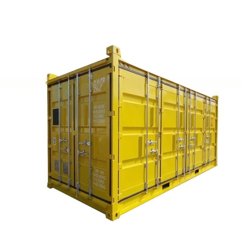 Customized DNV 2.7-1 Standard 20ft HC Dry Container 20 Feet High Cube Offshore Container with 2 Side Doors Capacity 33.5 CBM