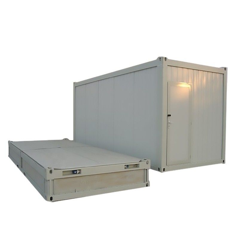 Customizable Flat Pack Prefabricated Container House with Optional Toilet and Shower for Office Building