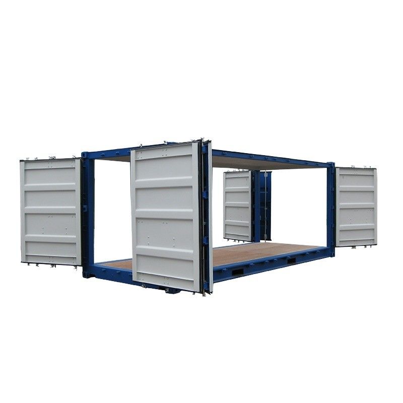 Convenient Cargo Handling 20ft Fully Side Opening Dry Shipping Container with Open Side Door and Steel Floor