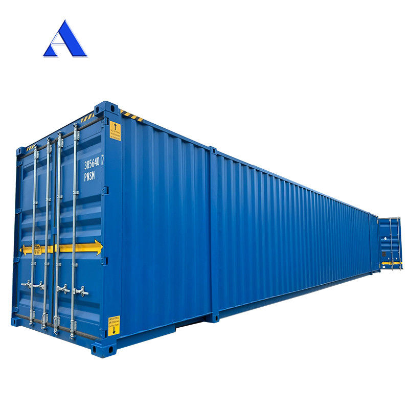 108 CBM Capacity Double End Door 6mm Steel Floor 2591mm Wide Trailer and Rail Way 53ft Length 53 Feet Shipping Container