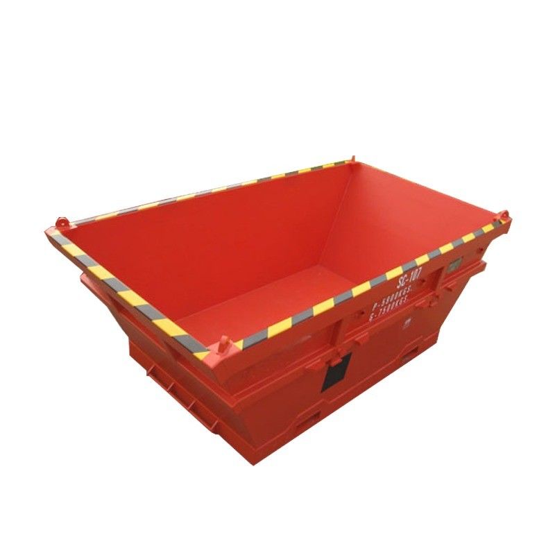 3789mm Length 6.5 CBM DNV Standard Steel Offshore Waste Skip Onshore Rubbish Container Transportation for Waste Disposal