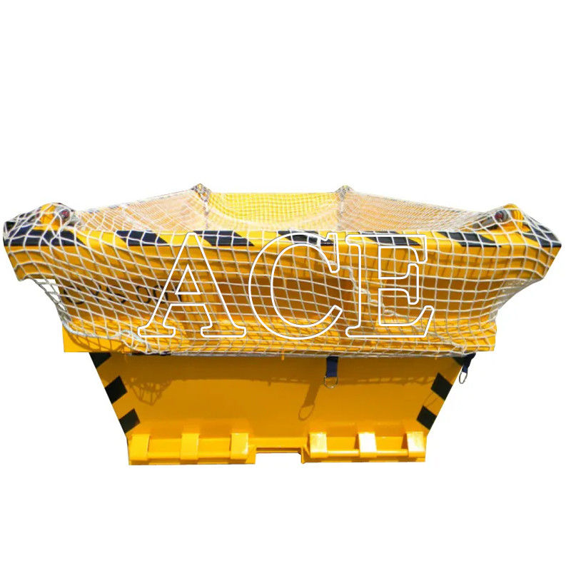 13' CortenA Steel Offshore Drilling Waste Skip Container for DNV2.7-1 Compliant Environmentally Friendly Disposal