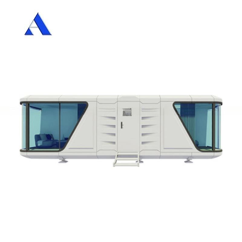 Outdoor Park Mobile Homestay Space Capsule House Container Homes Luxury Villa Main Steel Structure Aluminium Prefab Homes