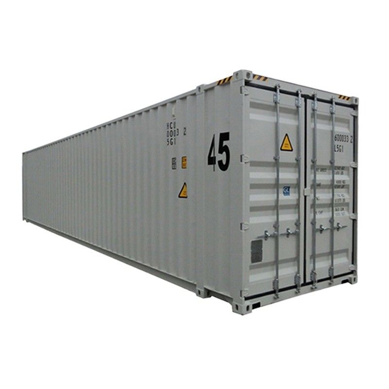 Customized Color 45ft High Cube HC Shipping Container for Sea Transportation CSC Certificate and Strong Steel Construction