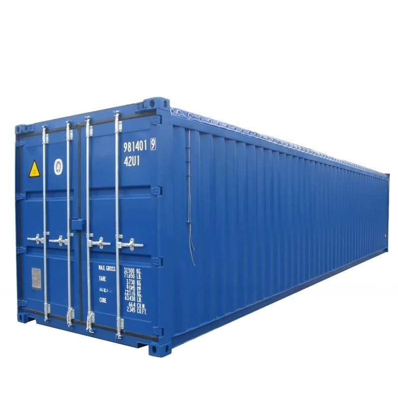 40ft 40 Foot Open Top Shipping Container PVC Tarpaulin Roof Cover Soft Top Opening Made Steel Corten Steel Dry Container Sale