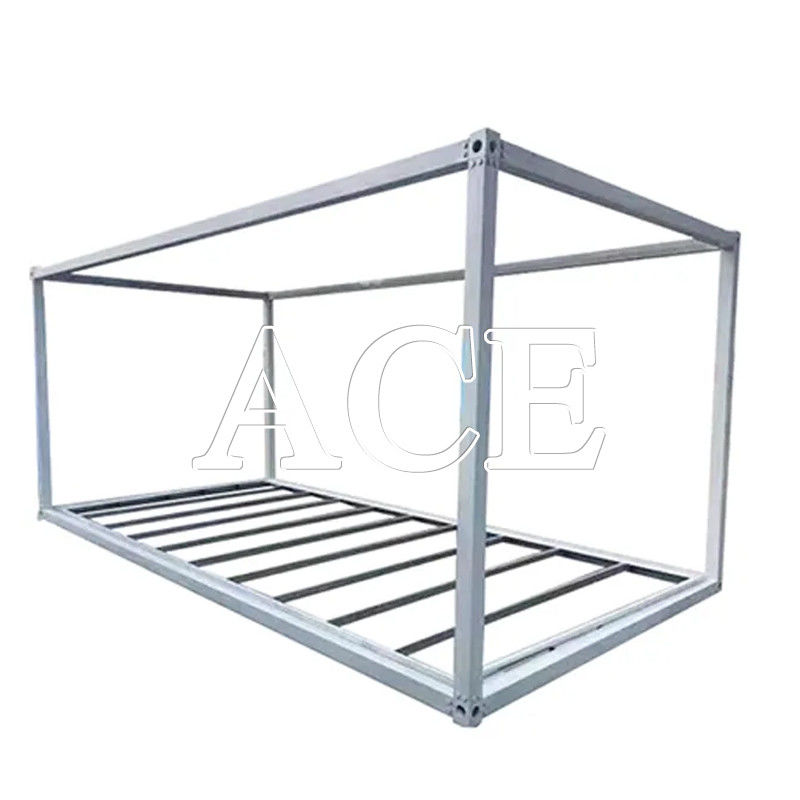 Dry Container Galvanized Easy Removable 6m Length Stainless Steel Framing 20ft Shipping Container Frame Capacity 33.2CBM