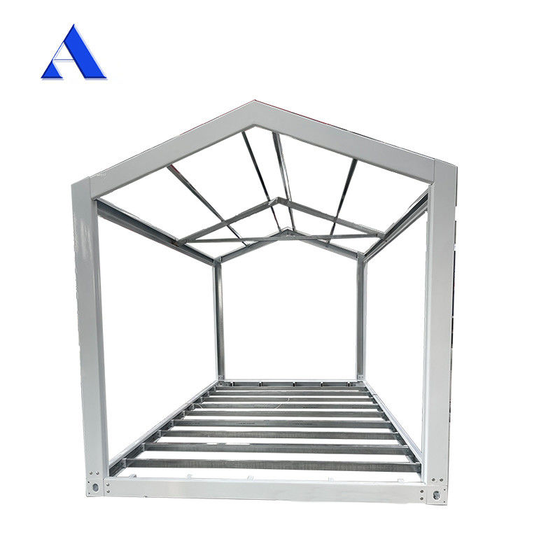 Industrial Design Style Steel Frame for 6 x 3 x 2.8m Flat Pack Galvanized Light Steel Prefab Shipping Container Module