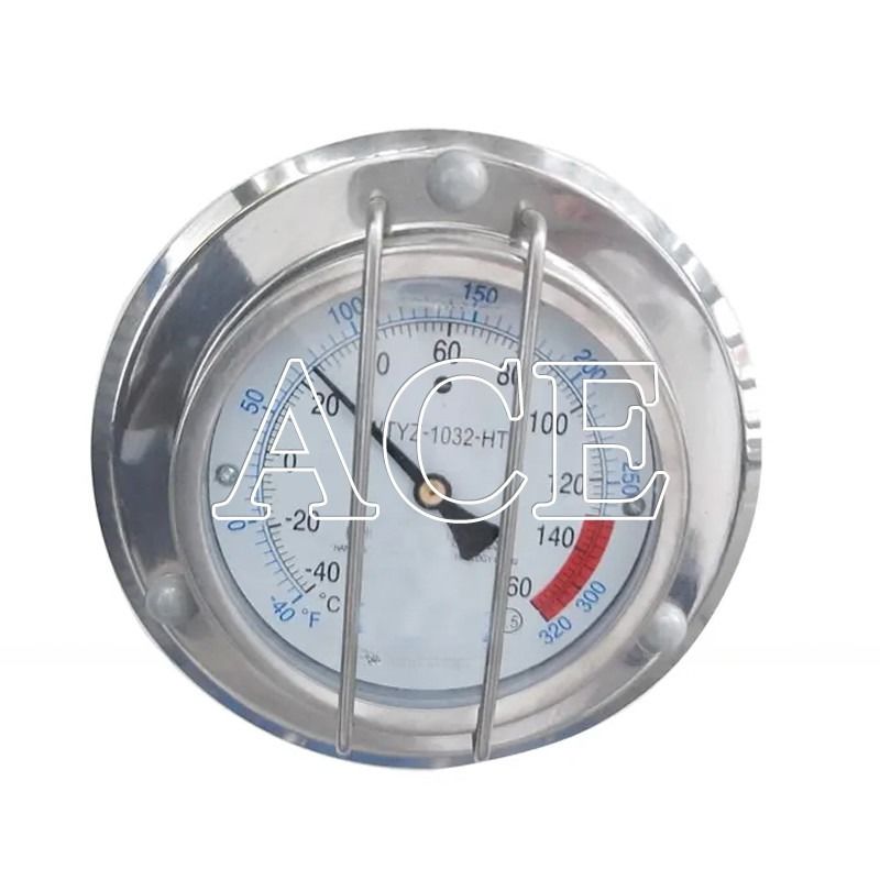 20' Length Dual Scale -40C to 160C Thermometer for ISO Tank Container Spare Parts Made of Durable Plastic and Material
