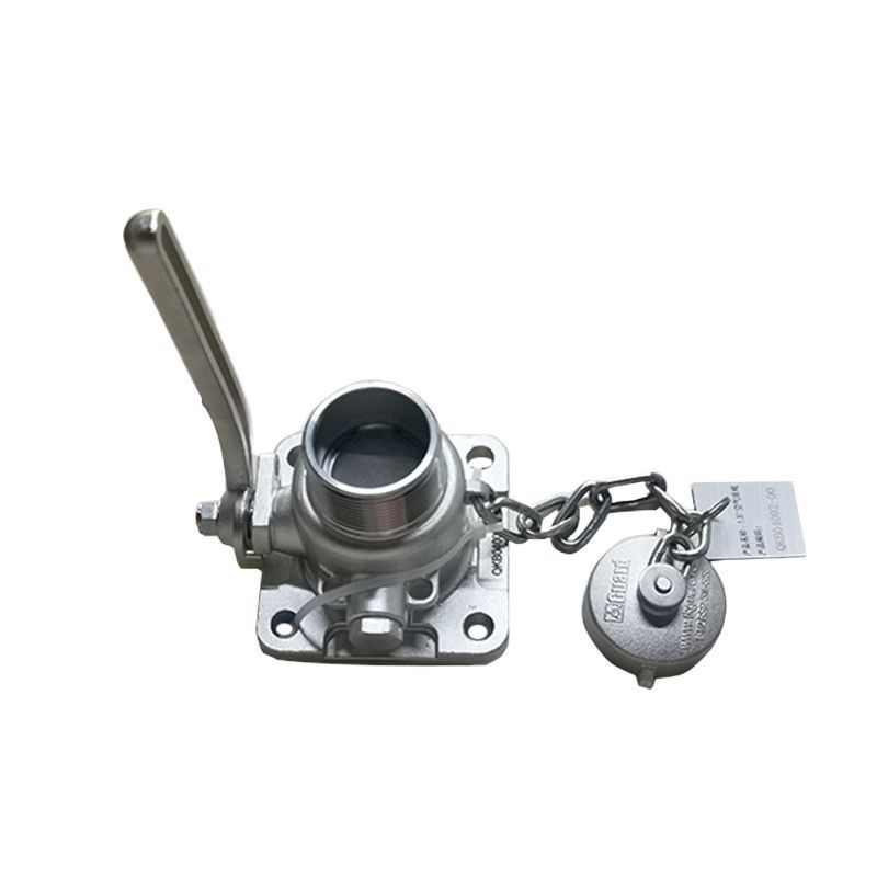 ISO Tank Container Spare Parts and Accessories 1.5'' BSP Air Inlet Ball Valve with Temperature Gauge
