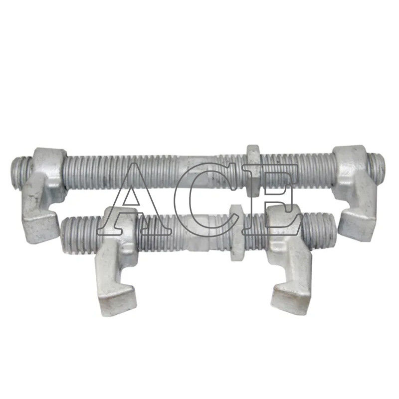 Forged Steel 260mm 380mm Lashing Twist Locks Double Clamp ISO Shipping Container Bridge Fitting Container Lashing Equipment