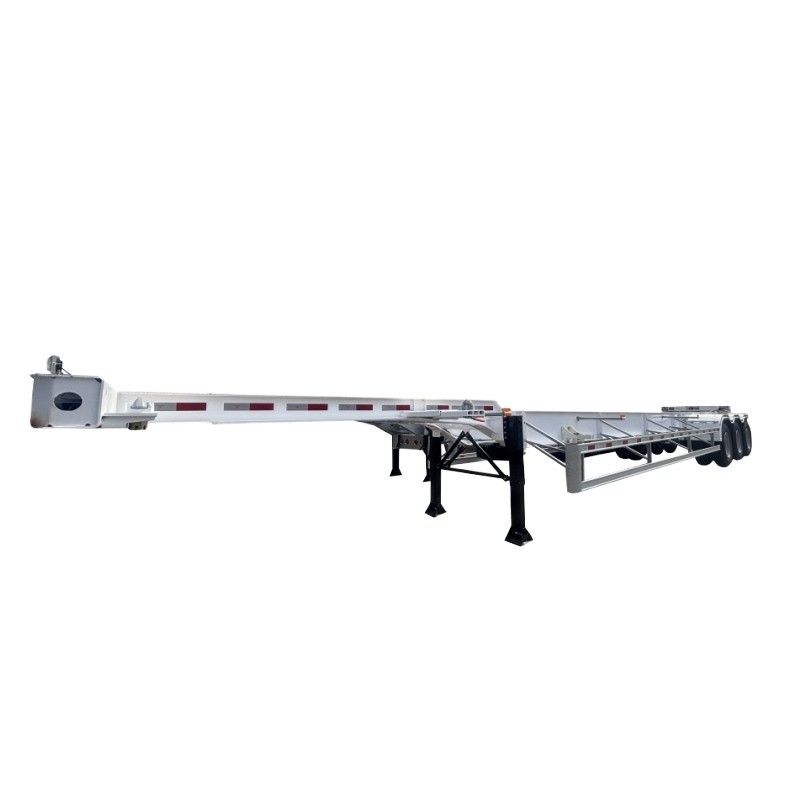 53ft Gooseneck Skeleton Truck Frame Semi Trailer Container Shipping Chassis with Excellent Features and Durable FUWA Axle