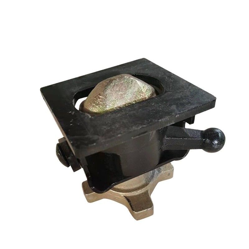 Materials Casting Steel Twist Lock Screw Type Container Trailer Chasis Twistlock Container Flat Bed Red/Black