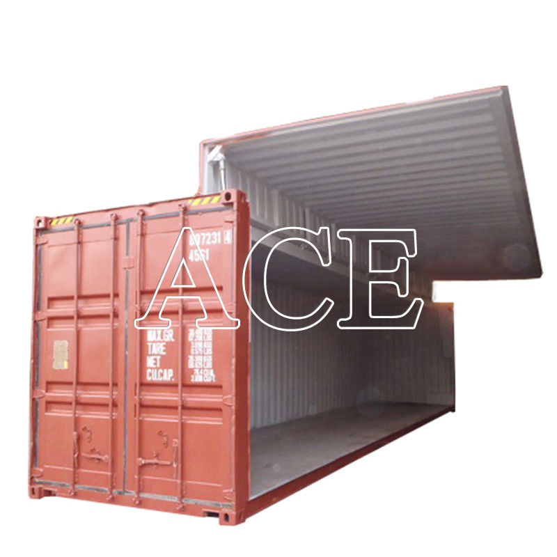 40 Foot Wing Flying Open Side Door Shipping Container with Electric Hydraulic Cylinder CSC Plate and 76.4 CBM Capacity