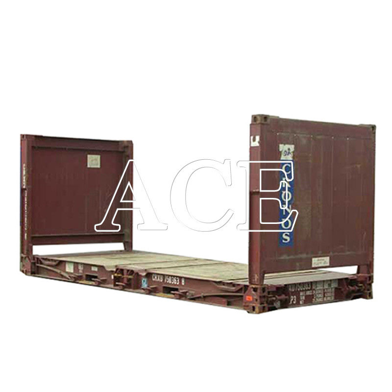 Corten Steel 20ft 40ft Used Flat Rack Containers Second Hand Floor Plywood or Steel