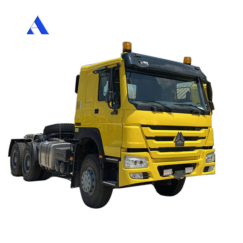 450HP 600L Fuel Tank Left Euro 2 Semi Trailer 6X4 Heavy Truck Tractor Head Diesel Fuel Automatic Manual Transmission