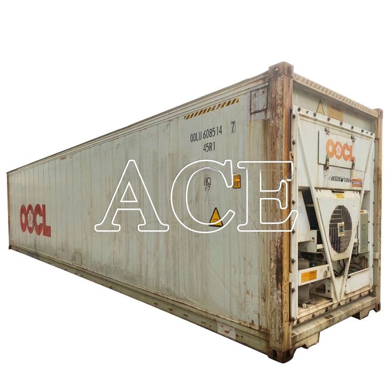 Used 20ft Refrigerated Reefer Cargo Container with External Dimensions 6058 x 2438 x 2591 mm